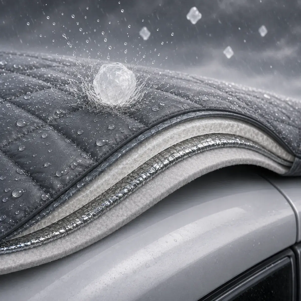 CarFortress multi-layer fabric detail