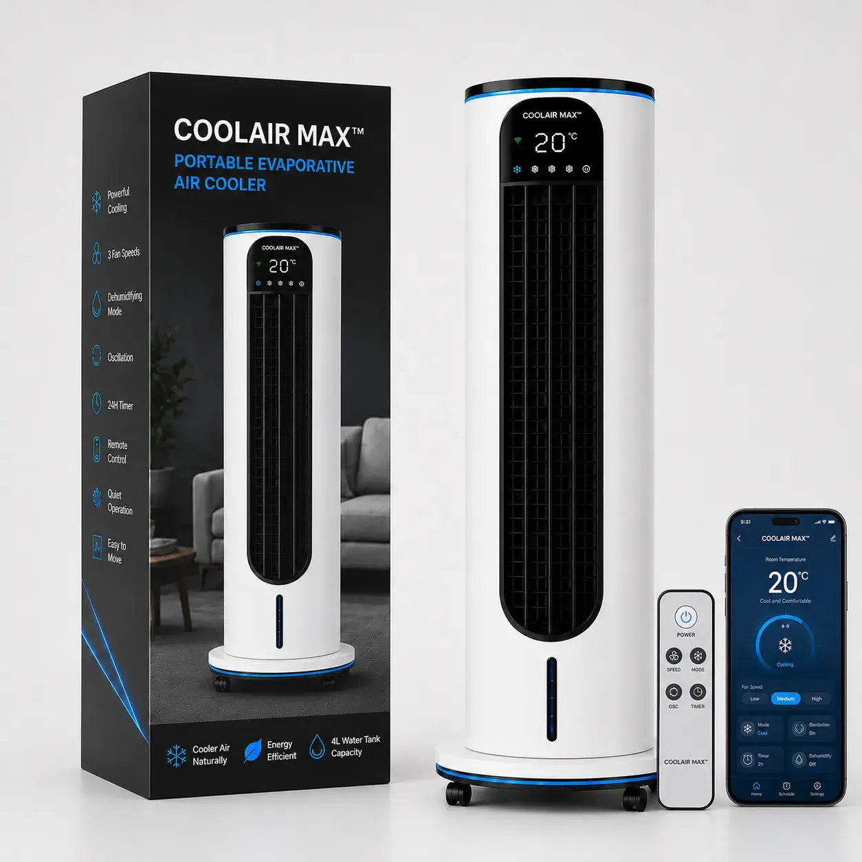 Aire acondicionado portátil COOLAIR MAX™